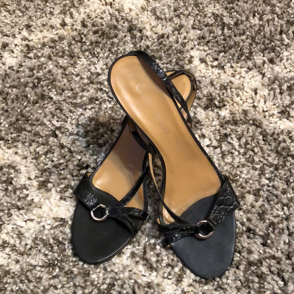 Black heeled Sandals